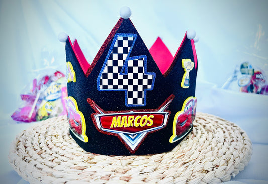 Corona cumpleaños personalizada